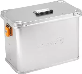 ALUBOX Aufbewahrungsbox Outdoor Transportkiste wasserdicht (41 Liter) silikonierte Innenfugen wasserdichte Nieten 41 l 52 cm x 38 cm x 32 cm
