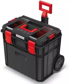 Prosperplast Kistenberg X BLOCK LOG 50 mit Rädern und Schublade KXB6
