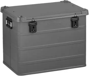 Enders Aufbewahrungsbox Industriebox 170 L grey hochwertig verarbeitet Alukiste Transportbox Lagerbox Alukoffer Metallkiste Alubox