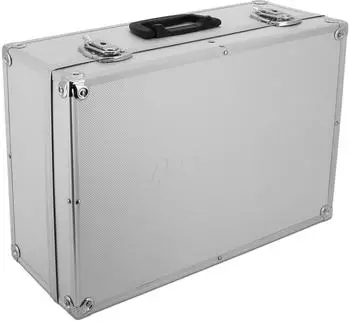 Eci Tools Aluminium Koffer Silber mit Schaumstoffeinlage 450 x 320 x 175 mm