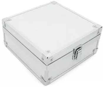 Eci Tools Aluminium Koffer Silber Box mit Schaumstoffeinlage 200 x 200 x 90 mm