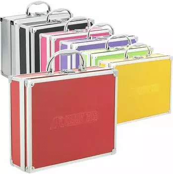 Eci Tools Aluminium Koffer Rot Box mit Schaumstoffeinlage 560027 Rot