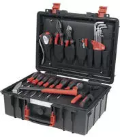 Wiha 45531, Wiha Werkzeugkoffer Basic Set L mechanic mit Handwerkzeugen und