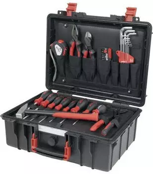 Wiha Basic L Lehrlingskoffer (45531) Set f&uuml;r Profi & Azubi Set 36-teilig