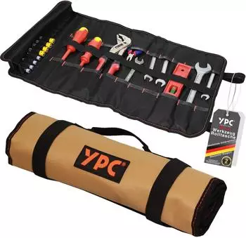 YPC Werkzeugtasche "VarioRoll XL" Werkzeug Rolltasche 56x34cm reißfest robust wasserabweisend XL Abmessungen praktisch khaki