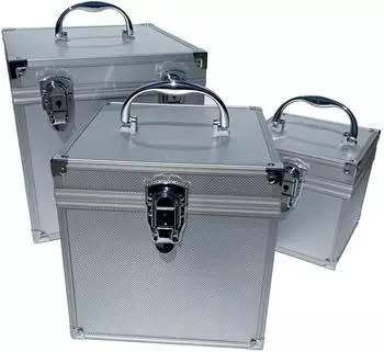 Eci Tools Aluminium Koffer Leer Silber Würfelform Alu Box verschi
