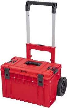 Qbrick System Werkzeugbox Werkzeugtrolley ONE HxBxT 66x64x48,5cm 52 Liter Rot