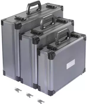 Toolcraft TO-10308366 Universal Werkzeug-Pilotenkoffer unbestückt 3teilig (L