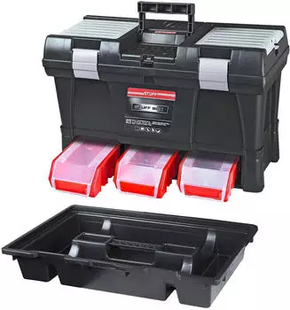Jungheinrich STUFF Werkzeugkoffer mit Stapelboxen, 525x256x325mm