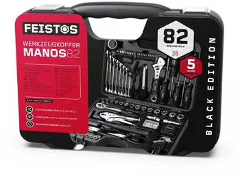 Feistos Manos 82 Werkzeugkoffer best&uuml;ckt, 82-teilig, Kunststoff (BT82)