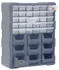vidaXL Multi-Schubladen-Organizer 39 Schubladen 38x16x47cm Grau (149604XL)
