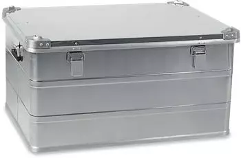 BRB Alubox 156L mit Stapelecken, staub- und spritzwasserdicht, 785x580x400mm (00075633)