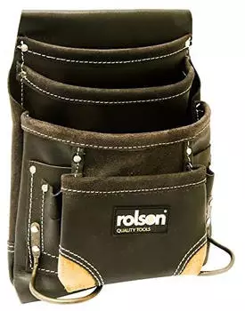 Rolson Werkzeuggürtel Ölgegerbtes Leder 10 Taschen (68883)
