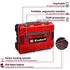 Einhell Original Werkzeugkoffer Renovierung E-Case 78-tlg. (Renovierungen Bohrer Bit-Set Fugenwerkzeug Zangen Spachtel Systemkoffer)