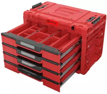 Qbrick System Prime Drawer 4 Toolbox Expert Red Ultra HD Custom