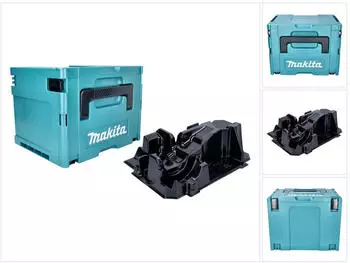 Makita Makpac 4 Systemkoffer 395 x 295 x 315 mm + passende Einlage f&uuml;r DGA 511 / 513 / 514 / 515