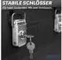 Trucky Aluminium Box mit Deckel Schwarz 65l