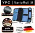 YPC VarioRoll M Werkzeug-Rolltasche 36x25cm, Blau-Schwarz (BG00012BKBU)