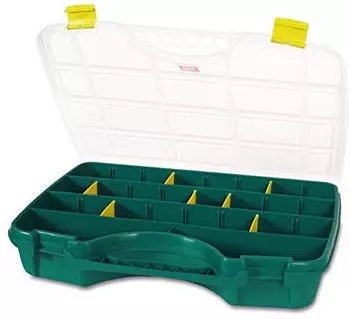 Tayg Sortierkoffer mit beweglichen Trennwänden, Grün (24009)