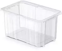 Aufbewahrungsbox Stapelbox Rollbox Spielzeugkiste Rollenbox Kiste 60x26,5x29cm