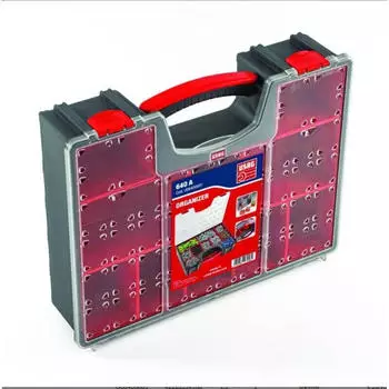 Usag 640A Werkzeug-Organizer mit transparentem Deckel, 42,2x33,5x10,6cm (U06400001)
