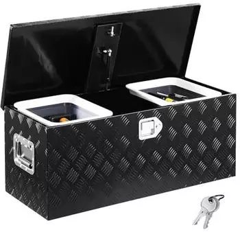 VEVOR Pickup Ladefl&auml;chen-Werkzeugkasten Aluminium 899x370x370mm