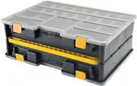 ArtPlast - Doppel-Organizer aus Polypropylen 44,3x31,7x16 cm mit herausnehmbaren