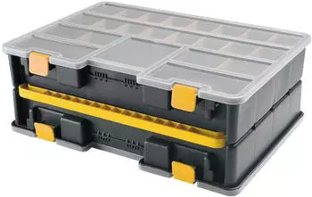Dema Kleinteilebox 46 F&auml;cher, doppelter Boden, 44x32x16cm (Art4600)
