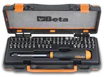 Beta Werkzeugsatz 62-teilig Schwarz/Silber (309372480)