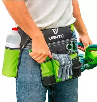 VERTO Gartenger&auml;teg&uuml;rtel 6 Taschen mit Clip-Verschluss
