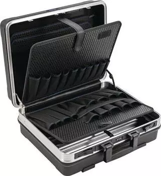 Tecwerk Schalenkoffer mit Werkzeugtaschen 28,1l, ABS-Kunststoff, Alu-Rahmen, 500x200x420mm (2000871661)