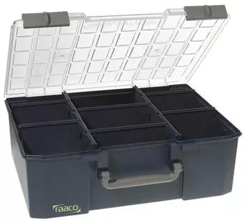 Raaco CarryLite 150-9 Organizer mit 9 Raumteilern (136341)