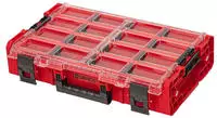 Qbrick System ONE Organiser XL 2.0 Long Bin RED ULTRA HD Custom stapelbar 582 x 387 x