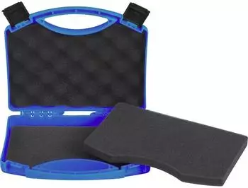 Toolcraft Universal Werkzeugkoffer, unbest&uuml;ckt, 240x200x55mm, blau/schwarz (TO-7565046)