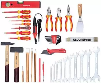 Gedore Werkzeugsatz Elektrotechnik, 42-teilig, lose (R21000042)