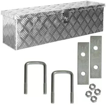 Trucky Truckbox Deichselkasten Aluminium Riffelblech 79x23x22cm (D035)