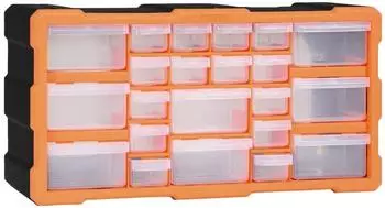 vidaXL Multi-Schubladen-Organizer 22 Schubladen 49x16x25,5cm