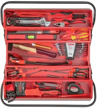 Gedore R21600072 Werkzeugsatz BASIS 72-teilig im Werkzeugkasten (3301628)