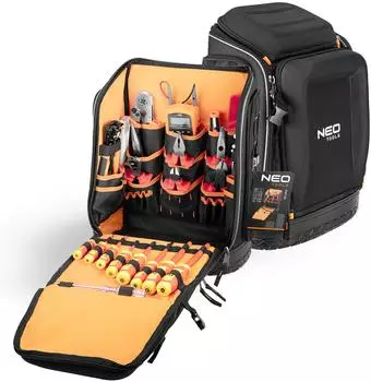 Neo Tools Elektriker-Rucksack mit Werkzeug, 31-teilig (01-313)