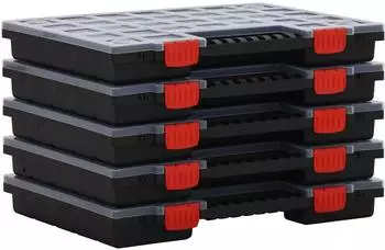 vidaXL Sortimentsk&auml;sten 5 Stk. Polypropylen 40x30x5cm (152096)