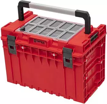 Qbrick System System One 450 2.0 Expert Red Ultra HD Custom, Werkzeugkasten, stapelbar, IP66 (ONE 450 2.0 Expert RED ULTRA HD Custom)
