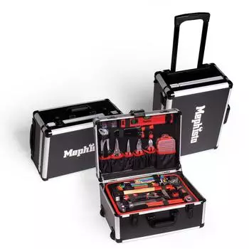 Chemin&eacute;es M&eacute;phisto Werkzeugtrolley mit Chrom-Vanadium Werkzeug, 299-tlg.