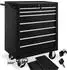 TecTake Tool Chest w/ 7 Drawers Black Black (402800)