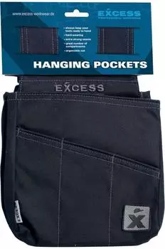 Excess Workwear H&auml;ngetasche PES, schwarz (060-1-41-6-BLA)