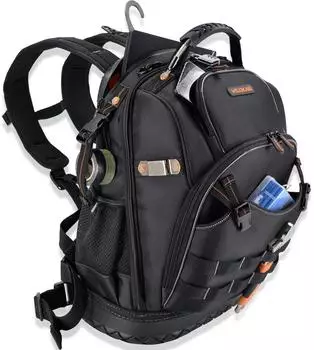 LuxusKollektion Werkzeugrucksack 77 Taschen, herausnehmbarer Organizer, wasserdicht