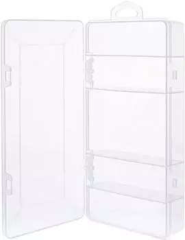 InLine Kleinteilebox 5 F&auml;cher, transparent (43009J)