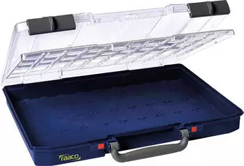 Raaco CarryLite 55 5x10-0/DLU blau, Polycarbonat/Polypropylen (142335)