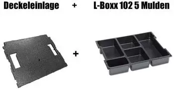 L-Boxx Insetboxen-Set CD3 mit Deckelpolster für L-BOXX 102 G4