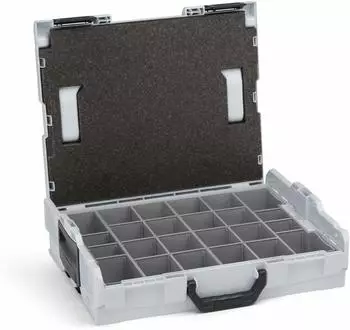 L-Boxx L-Boxx 102 Werkzeugkoffer grau mit Deckelpolster und Insetboxen-Set K3 (163158884)