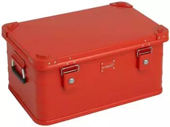 ALUBOX E47 Alukiste rot, 47L, stapelbar, abschlie&szlig;bar (ABX-E47-RED)
